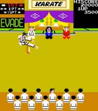 une photo d'Ã©cran de Karate Champ sur Arcade
